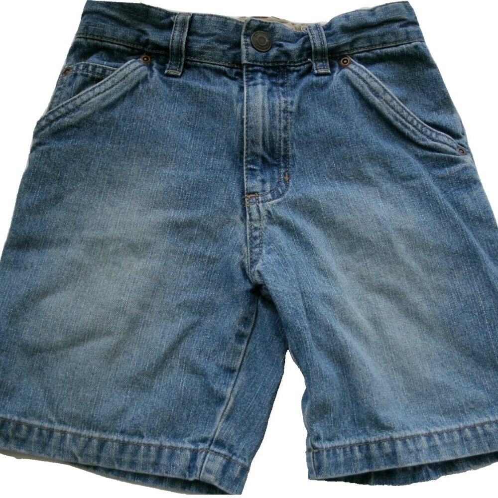 Sonoma Boys Shorts Denim Jean Carpenter Jorts Adjustable Waist Size 5